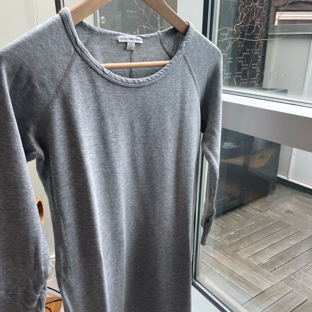 James Peres Regan Cotton French terry sweatshirt Dress
